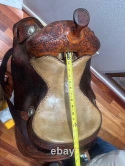 ML Leddys 15.5 Reining Saddle Western