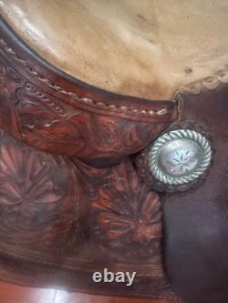 ML Leddys 15.5 Reining Saddle Western