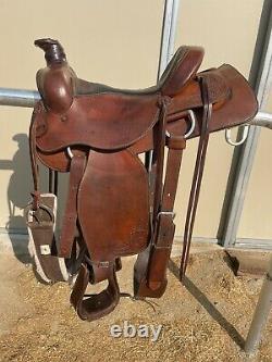 MacPhearson Western saddle 15.5