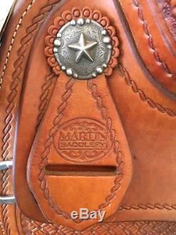 Martin Reiner, western reining saddle, 16 seat