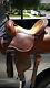 Martin Saddlery Crown C 14 Tan/brown Western Barrel Saddle 8 Gullet Used