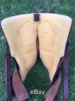 Martin saddle reined working cowhorse 16 seat
