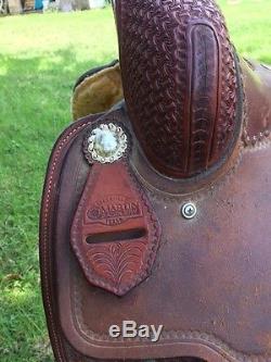 Martin saddle reined working cowhorse 16 seat