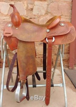 McCall Saddlery Lady Working Cowhorse Western Saddle with Back Cinch- 15