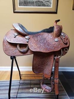 McLelland Show Saddle 16 Sterling Silver
