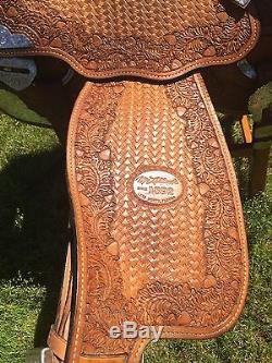 McLellands Custom Tack 16 Sterling Show Saddle With Diablo Sterling Stirrups