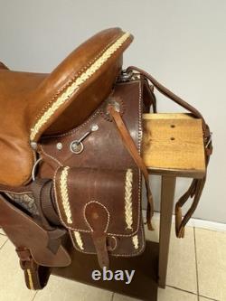 Mesace Western Saddle Never Used Full Size Leather