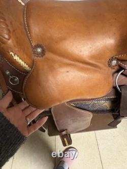Mesace Western Saddle Never Used Full Size Leather