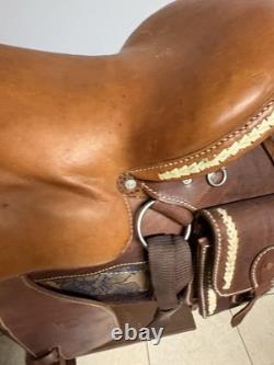 Mesace Western Saddle Never Used Full Size Leather