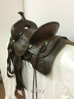 Miles City 14 Collector/Vintage Western Saddle #404 spring sale special price