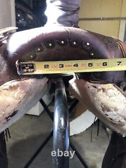 Miles City Saddlery Al Furstnow 14 in. Vintage / Antique Western Saddle