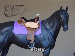 Model Horse western gaming/barrel saddle (Traditional)