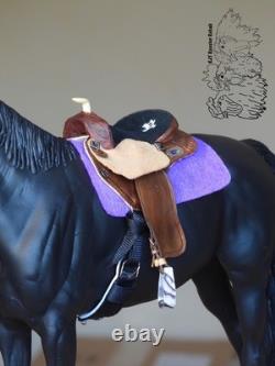 Model Horse western gaming/barrel saddle (Traditional)