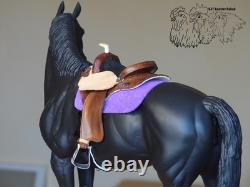 Model Horse western gaming/barrel saddle (Traditional)