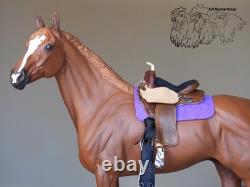 Model Horse western gaming/barrel saddle (Traditional)