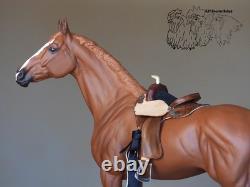 Model Horse western gaming/barrel saddle (Traditional)