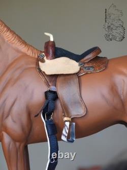 Model Horse western gaming/barrel saddle (Traditional)