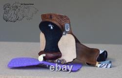 Model Horse western gaming/barrel saddle (Traditional)