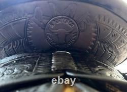 N. Porter Western Saddle 1940 Custom Tooled Saddle With Build Card