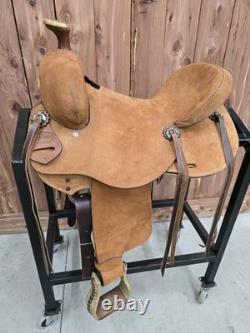 NEW 16 Roughout All Around Saddle Texas Made Lightweight