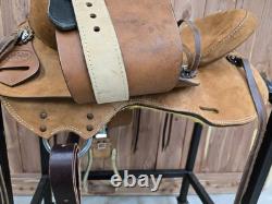 NEW 16 Roughout All Around Saddle Texas Made Lightweight