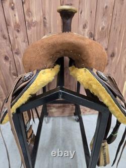 NEW 16 Roughout Ranch Roper Saddle Texas Made Lightweight