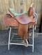 Nathan Lamb Barrel Saddle 15 Western Rough Out Seat Aluminum Stirrups Made Usa