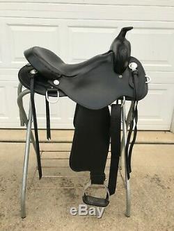 National Bridle Co. Western Gaited Saddle #6915, 15.5 EXC USED COND withEXTRAS
