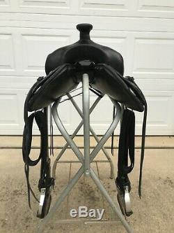 National Bridle Co. Western Gaited Saddle #6915, 15.5 EXC USED COND withEXTRAS