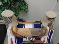 Native American Ladies Rawhide Horse Saddle