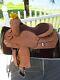 New 15'' Roughout Western Training Saddle Qhb 24#