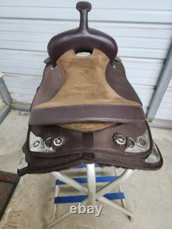 New 16 Brown Light Weight Trail Saddle withTack set