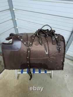 New 16 Brown Light Weight Trail Saddle withTack set