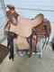 New 16 Wade Tree Hard Tail Roping Saddle With Roughout Seat And Tooled Leather