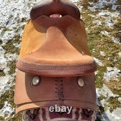 New CUTTING/ COWHORSE SADDLE, 16 seat