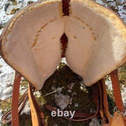 New CUTTING/ COWHORSE SADDLE, 16 seat
