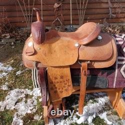 New CUTTING/ COWHORSE SADDLE, 16 seat