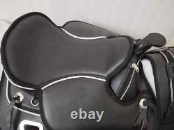 New Horse Saddle Western New Trail Light Weight Synthetic Saddle With Girth