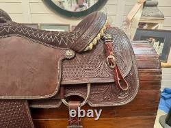 New Reinsman Roper Western Saddle 17 Seat Never Ridden in or used on a horse