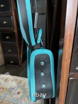 New Turquoise Western Barrel Racing Saddle w Matching Headstall, Reins, Breast c