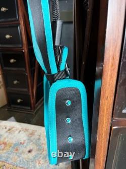 New Turquoise Western Barrel Racing Saddle w Matching Headstall, Reins, Breast c