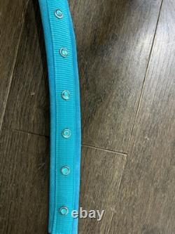 New Turquoise Western Barrel Racing Saddle w Matching Headstall, Reins, Breast c