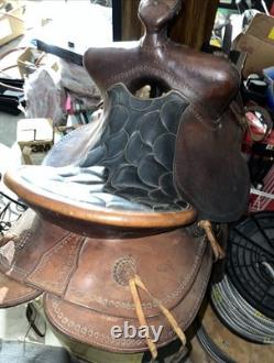 Nice 1950's Montana Saddlery Missoula, Montana Western Saddle 15 Seat BEAUTY Nice 1950's Montana Saddlery Missoula, Montana Western Saddle 15 Seat BEAUTY
