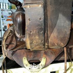 Nice 1950's Montana Saddlery Missoula, Montana Western Saddle 15 Seat BEAUTY