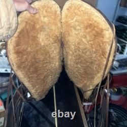 Nice 1950's Montana Saddlery Missoula, Montana Western Saddle 15 Seat BEAUTY