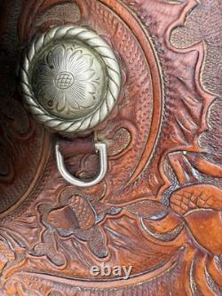Nice Versitile Tex tan Western Saddle for trail, pleasure, ranch