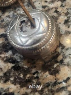 Old Antique 1900 Leather Western Saddle Fix Your Way 25.00 To Ship Free Conchos