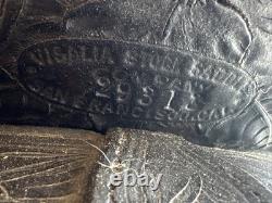 Old Visalia Stock Co. High Back Western Saddle D. E. Walker 15 1920's California