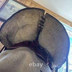 Old Visalia Stock Co. High Back Western Saddle D. E. Walker 15 1920's California