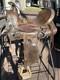 Old West Antique Half Seat Saddle With Stagg Rigging